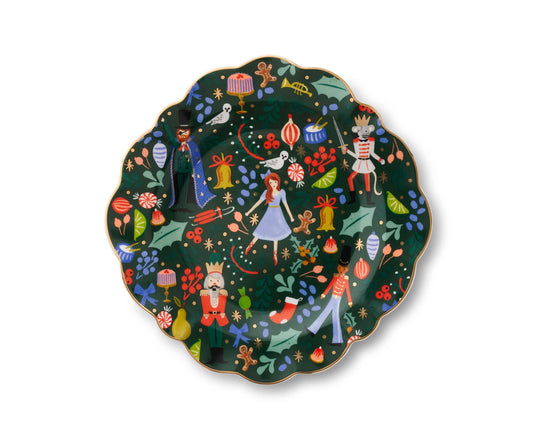 Nutcracker Porcelain Dessert Plates