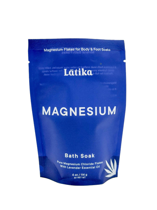 Magnesium Bath Salt - Lavender Flakes, 4 oz