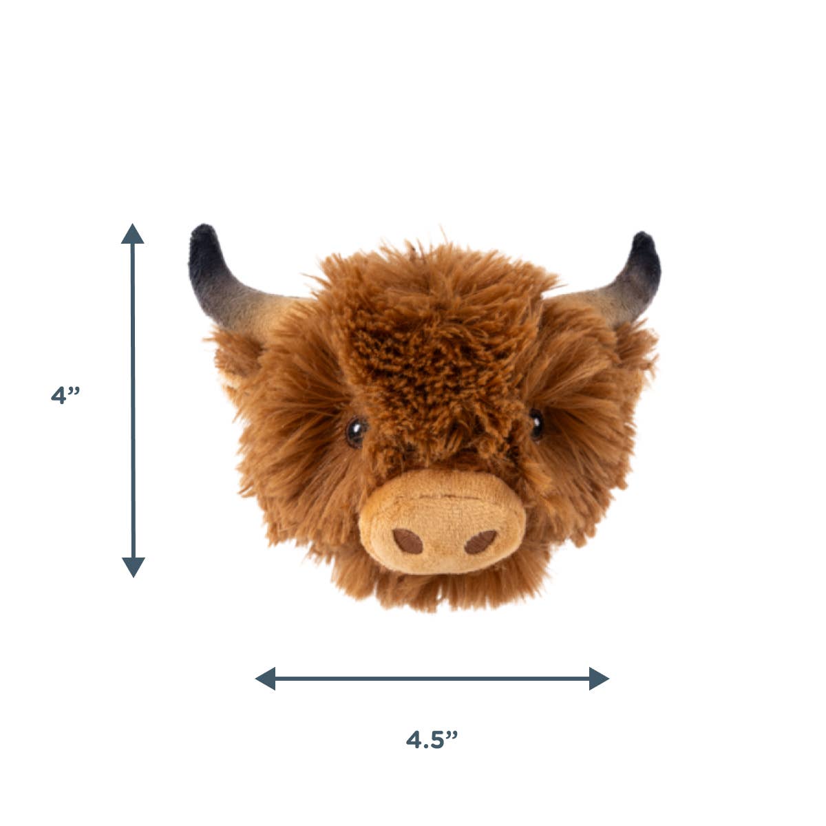 Highland Cow 2-in-1 Fetch Ball Dog Toy