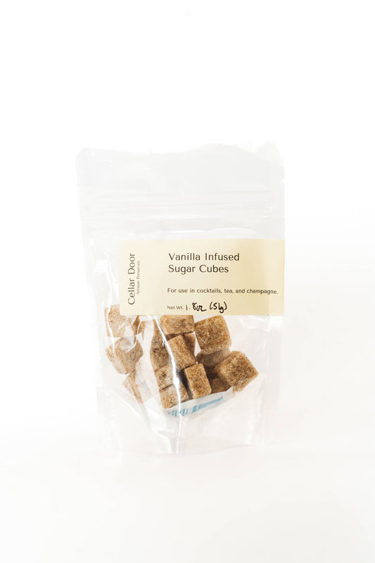 Vanilla Infused Sugar Cubes: Pouch 1.8oz