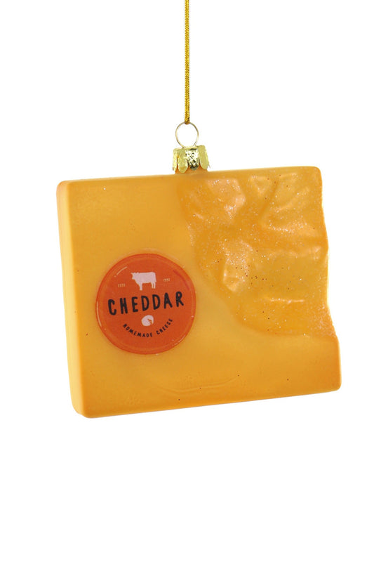 Aged Cheddar Cheese Ornament