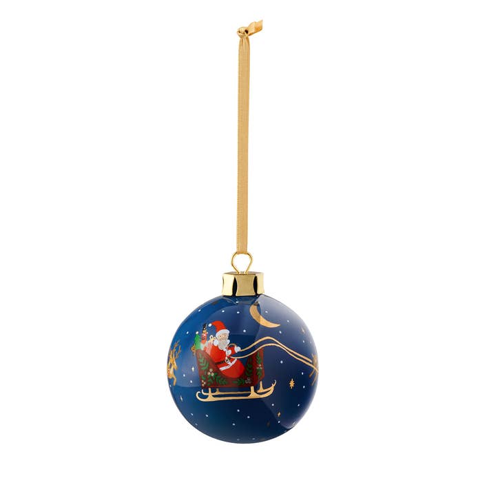 Christmas Delivery Porcelain Ornament