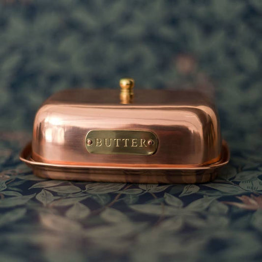 Copper Butter Dish