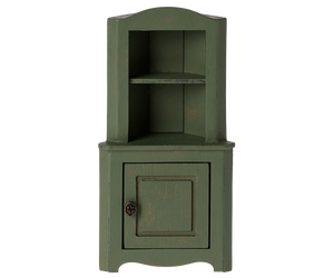 Corner cabinet, Mouse- Dark Green