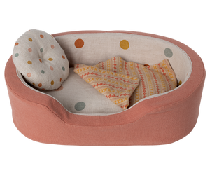 Cosy basket, Medium-Coral