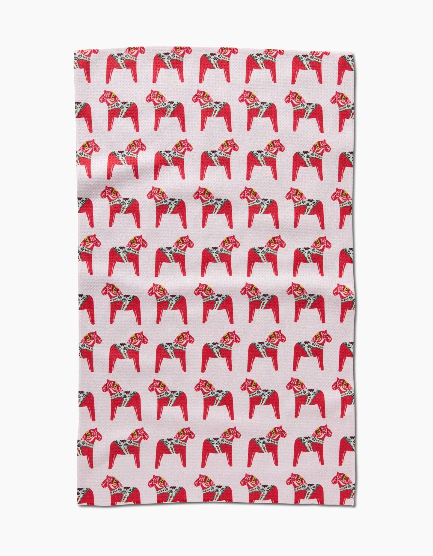 Holiday Dala Horse Tea Towel