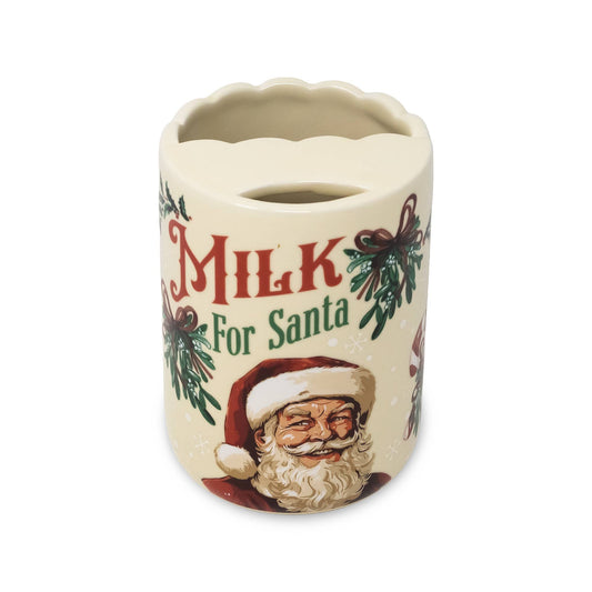 Moustachio Ceramic Mug, Santa is Coming to Town