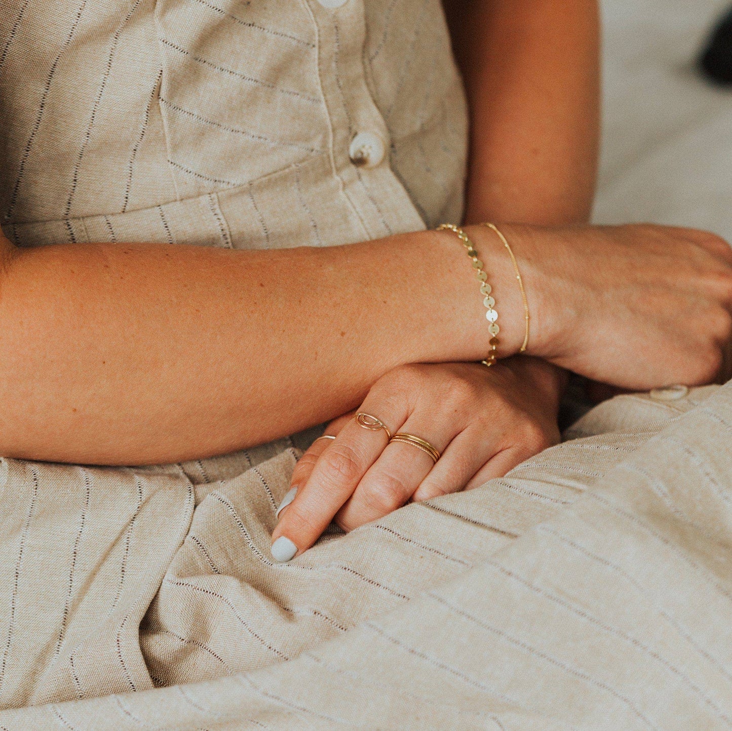 Satellite Bracelet: Gold Filled