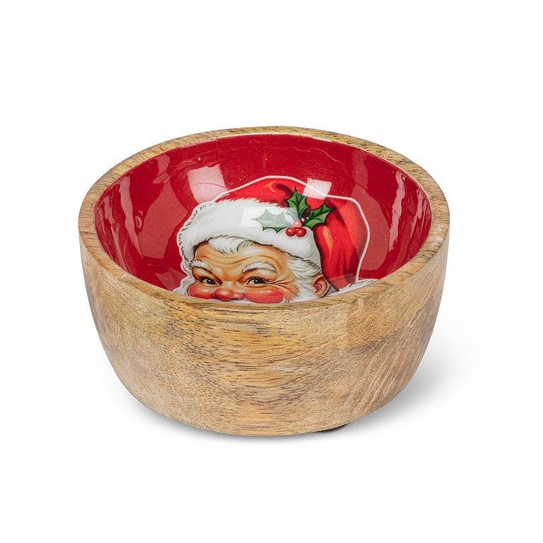 Red Vintage Santa Small Bowl