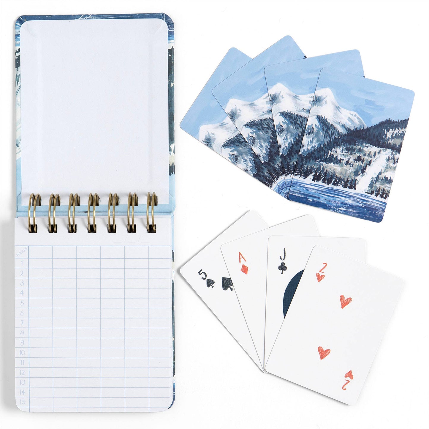 Winter Landscape Playing Card Set