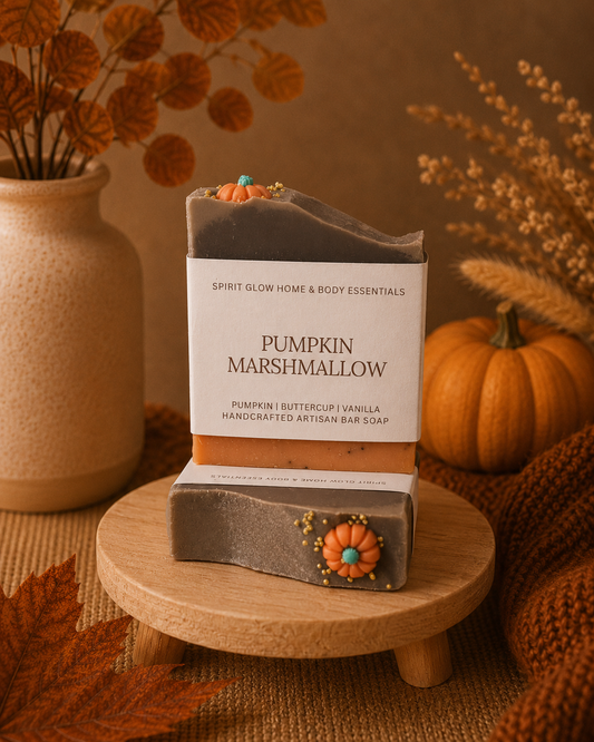 Pumpkin Marshmallow- Handcrafted Artisan Soap Bar