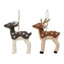 Deer Ornament, 2 Styles