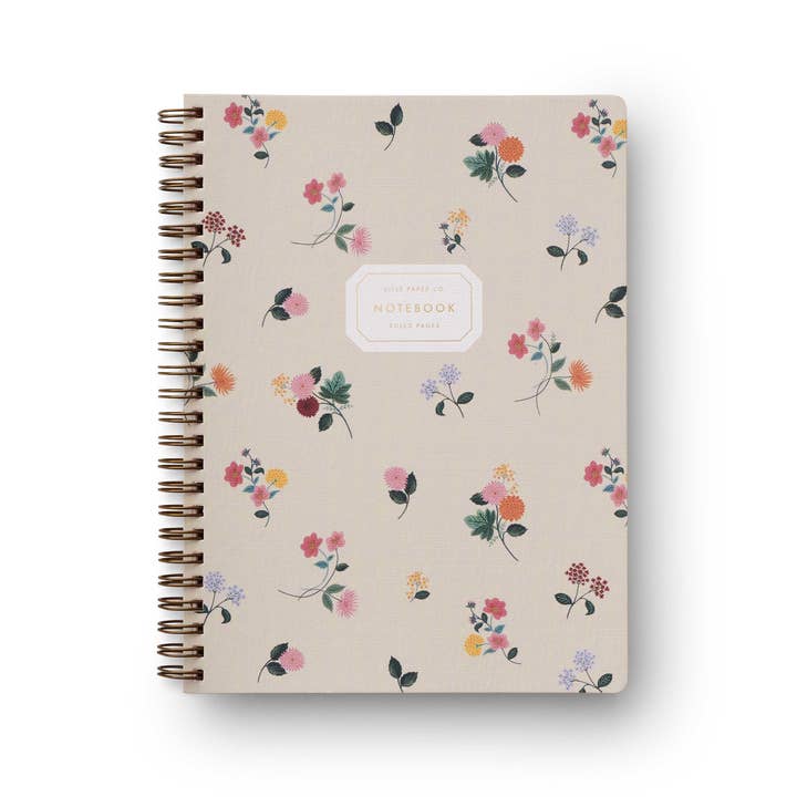 Ditsy Dahlia Spiral Notebook