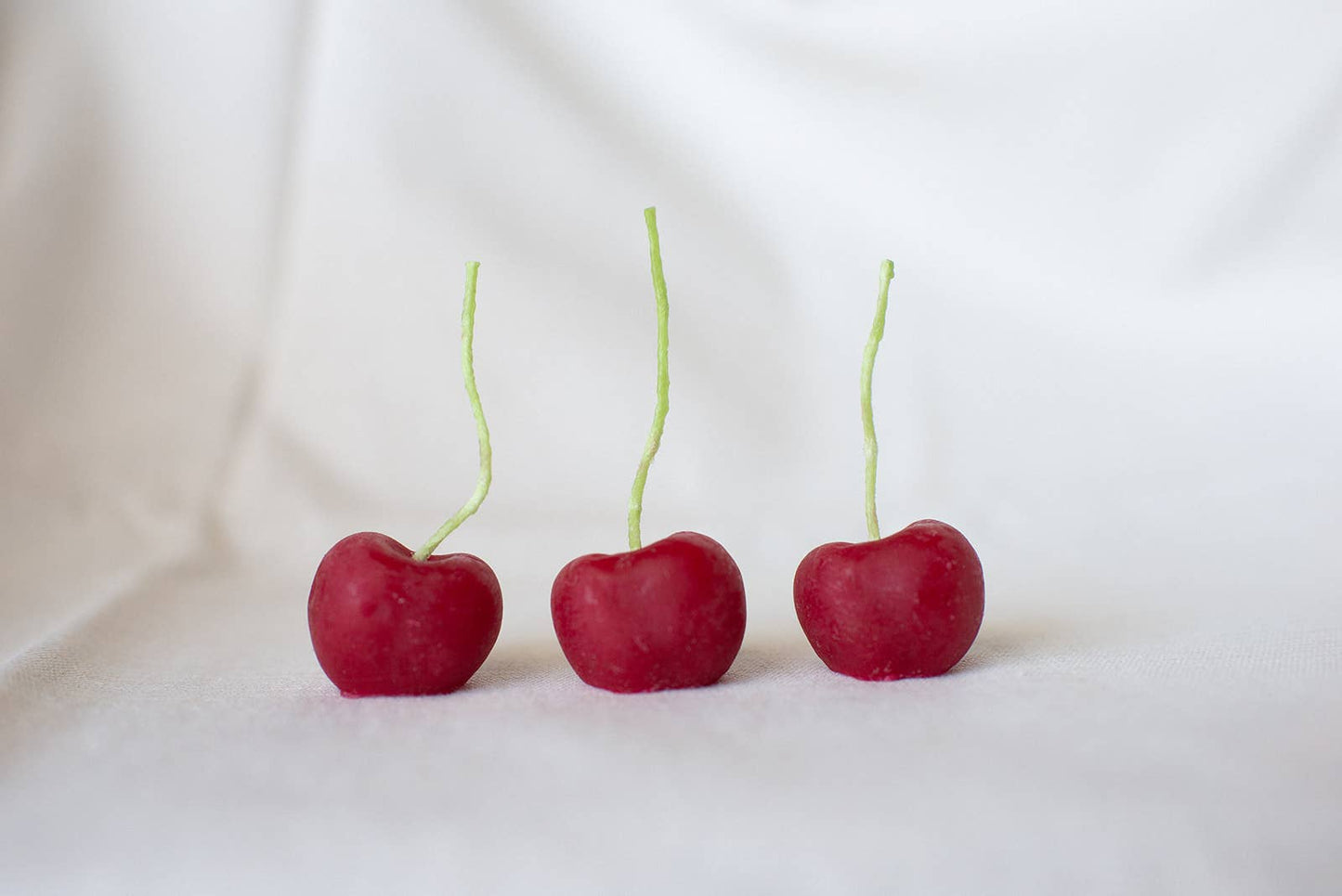 Beeswax Cherry Birthday Candles: 5