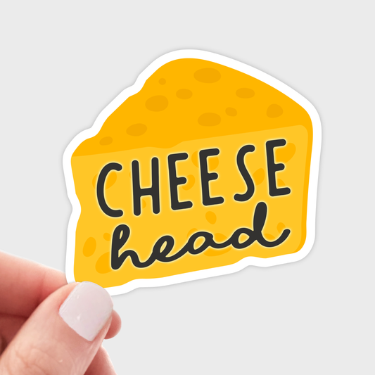 Cheese Head Sticker