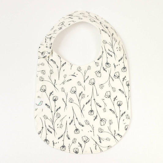 Charlie Snap Bib - Ivory Blooms