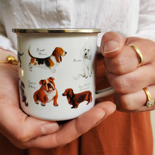 Dogs-Enamel Mug