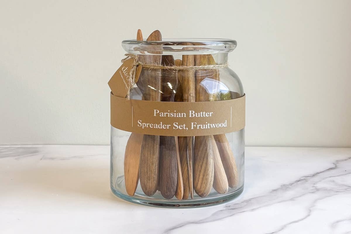 Parisian Butter Spreader, Fruitwood