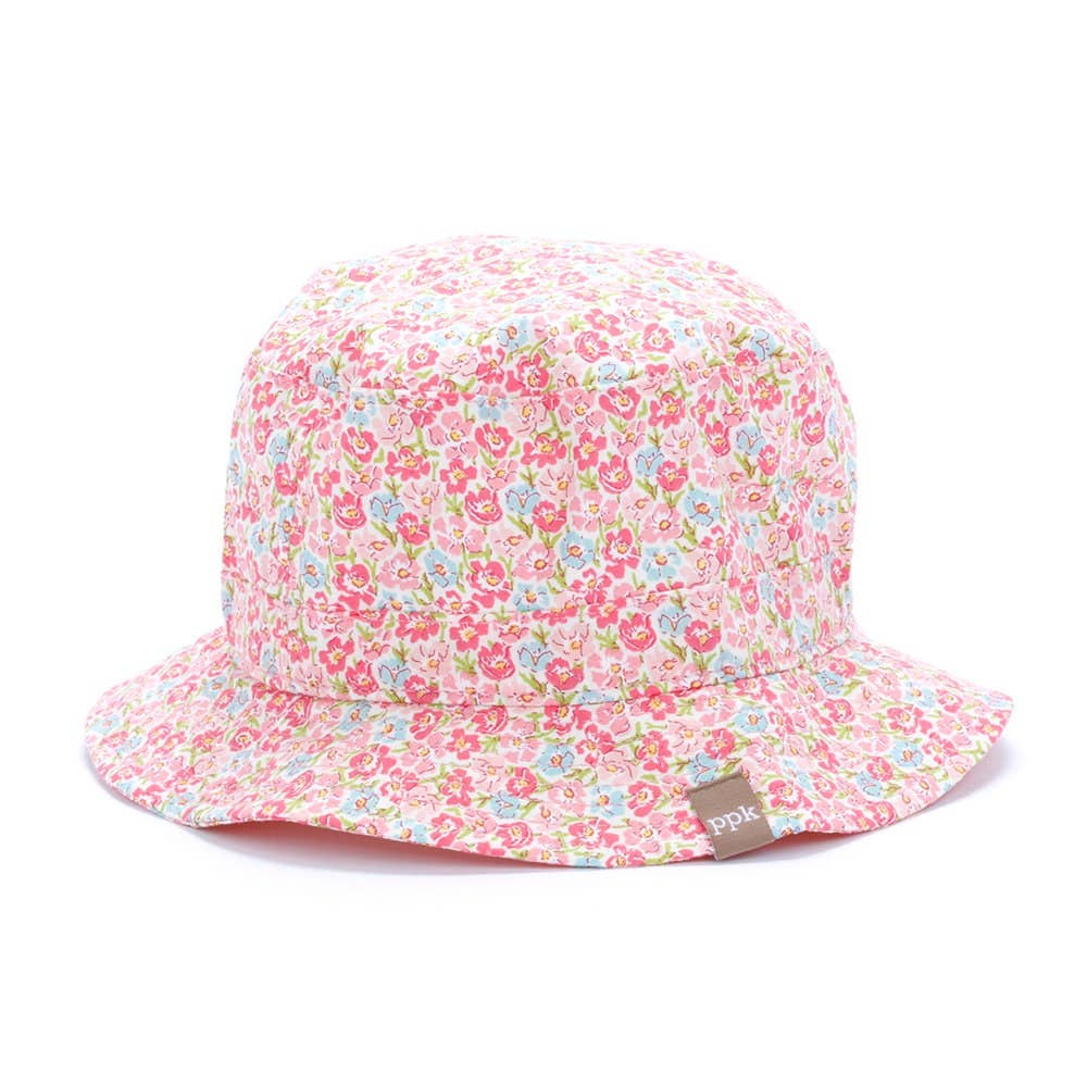 Blooming Meadow Bucket Sun Hat- Multi-pink: M ( 2-6Y)