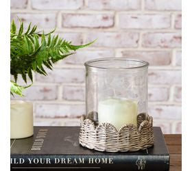 6.3" Willow Base Glass Cloche