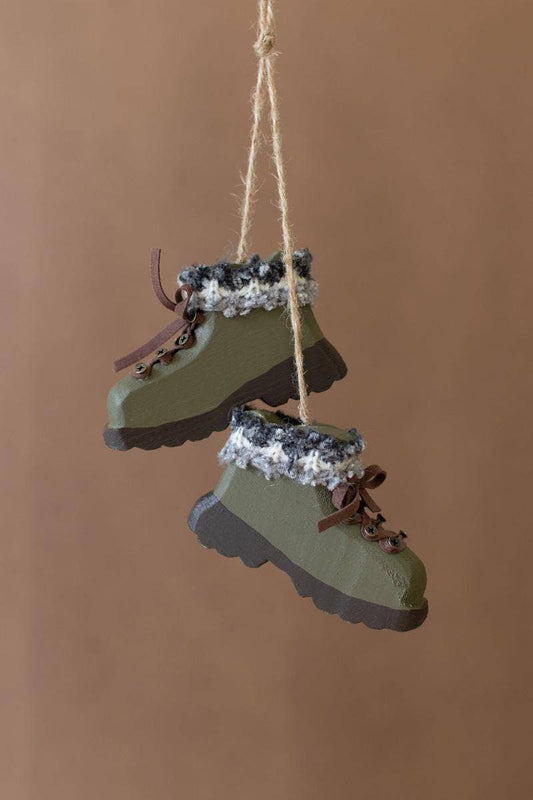 Green Boots Christmas Ornament
