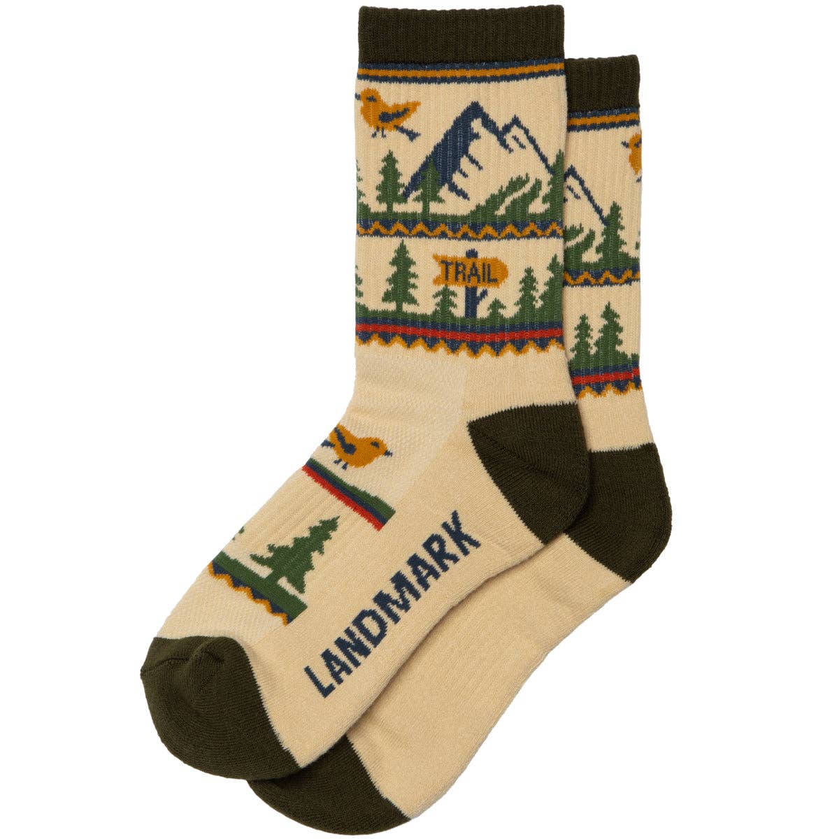 Landmark Resort Sock: S/M / Tan