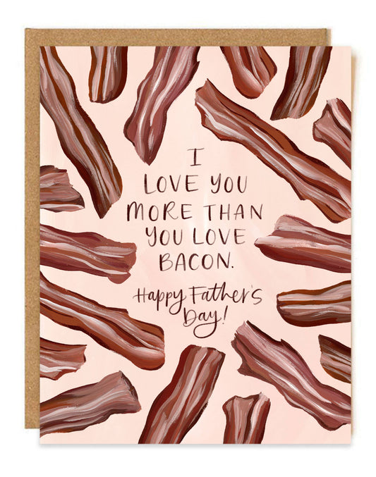 Father's Day Bacon Greeting Card