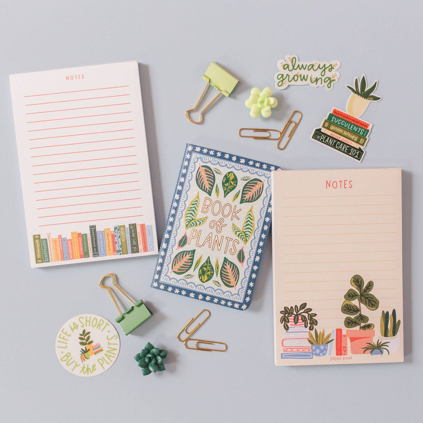 Plant Books 4x6 Notepad