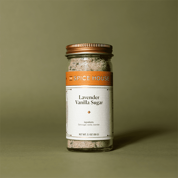 Vanilla Lavender Sugar: Jar, 1/2 Cup, 3.1 oz.