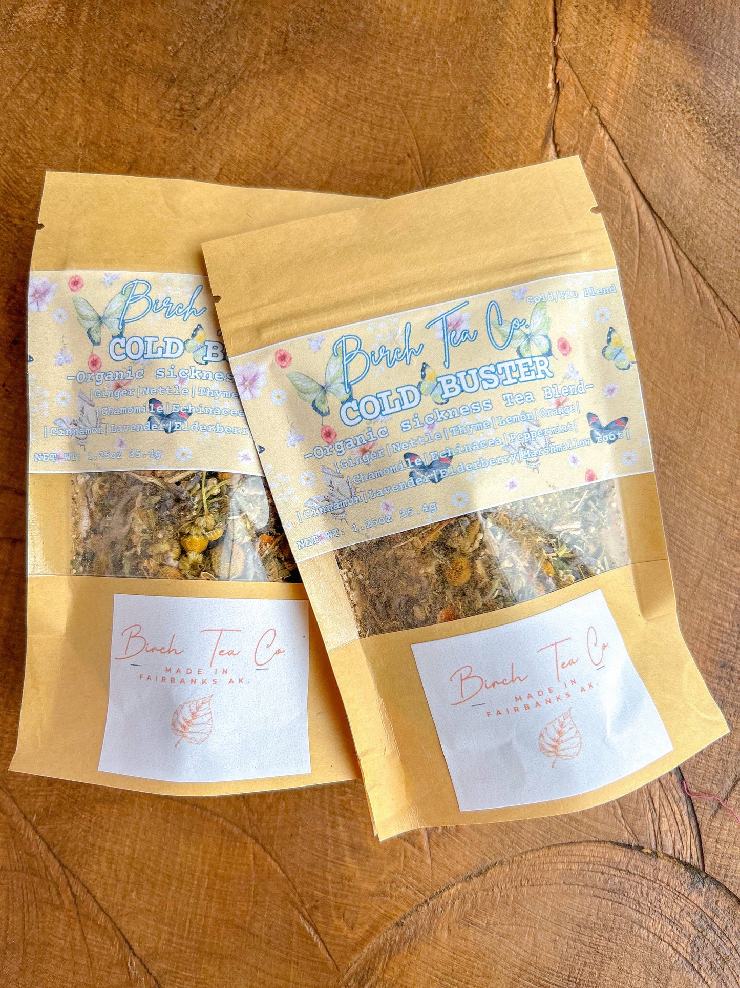 Cold Buster - Ginger - Elderberry loose leaf tea blend