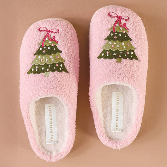 Fuzzy Slippers-Twinkling Trees ( S/M + M/L)