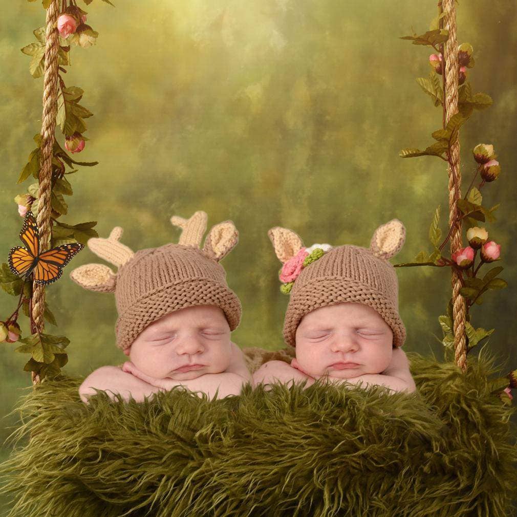 Newborn Baby Buck Beanie Hat