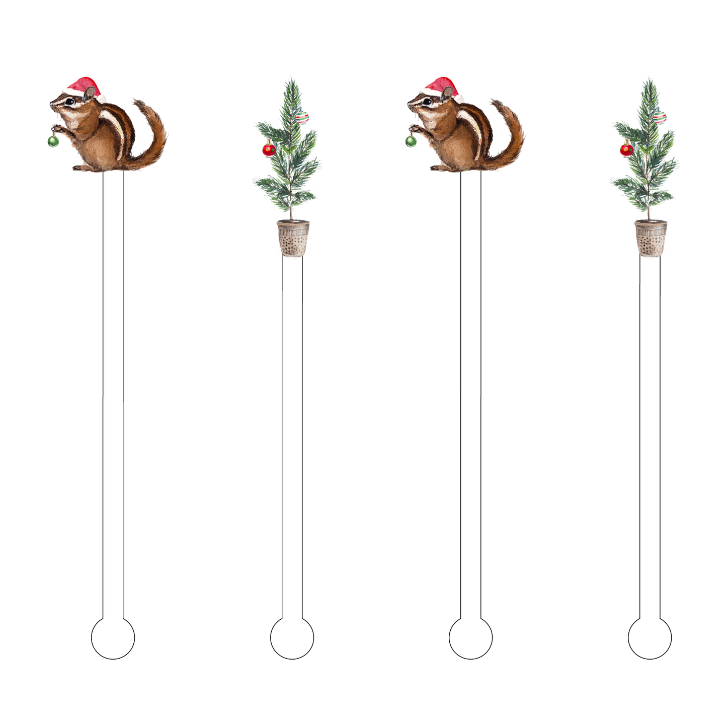 Merry Little Christmas Stir Sticks
