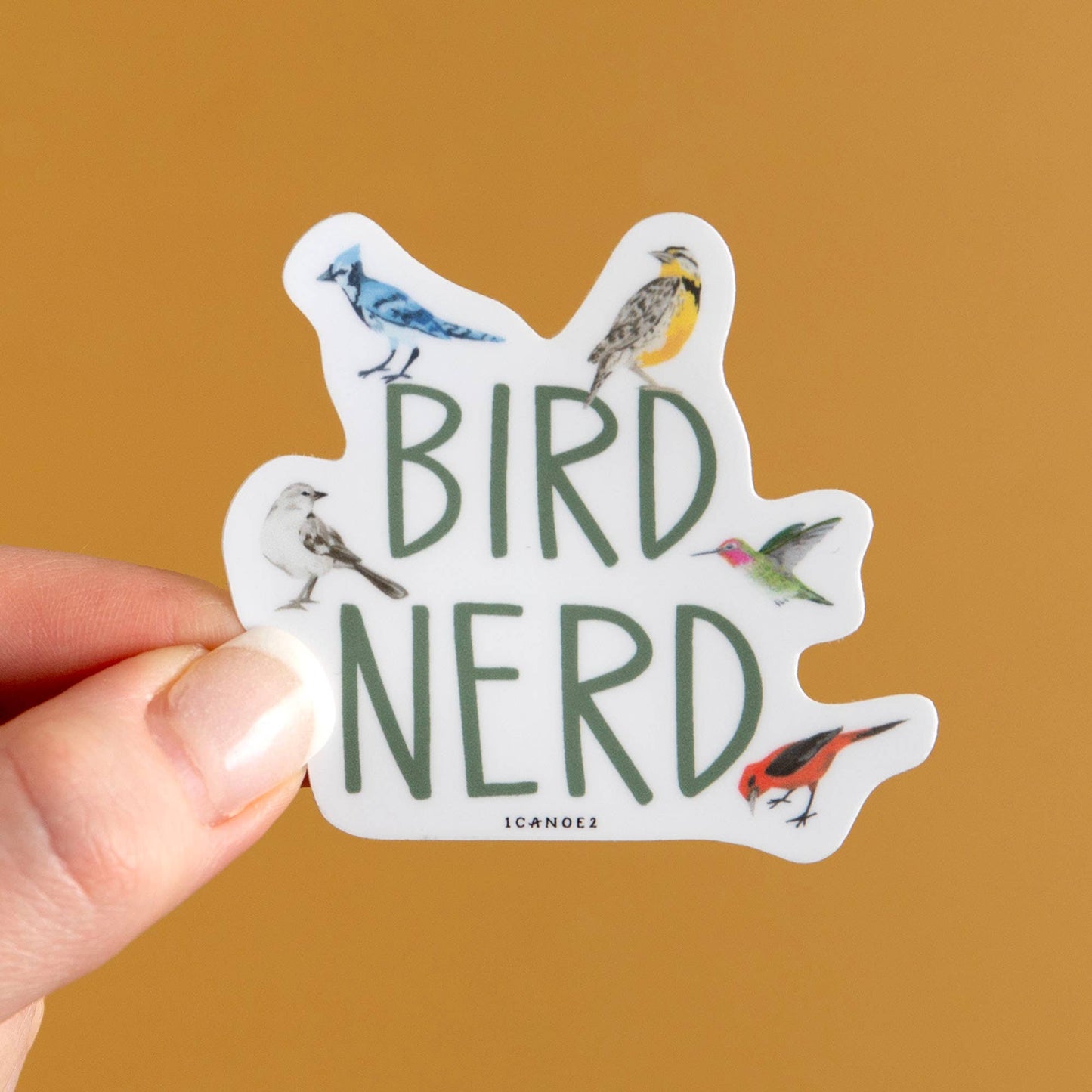 Bird Nerd Decal Sticker