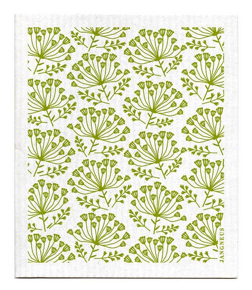 Swedish Dishcloth - Dill - Green: Green