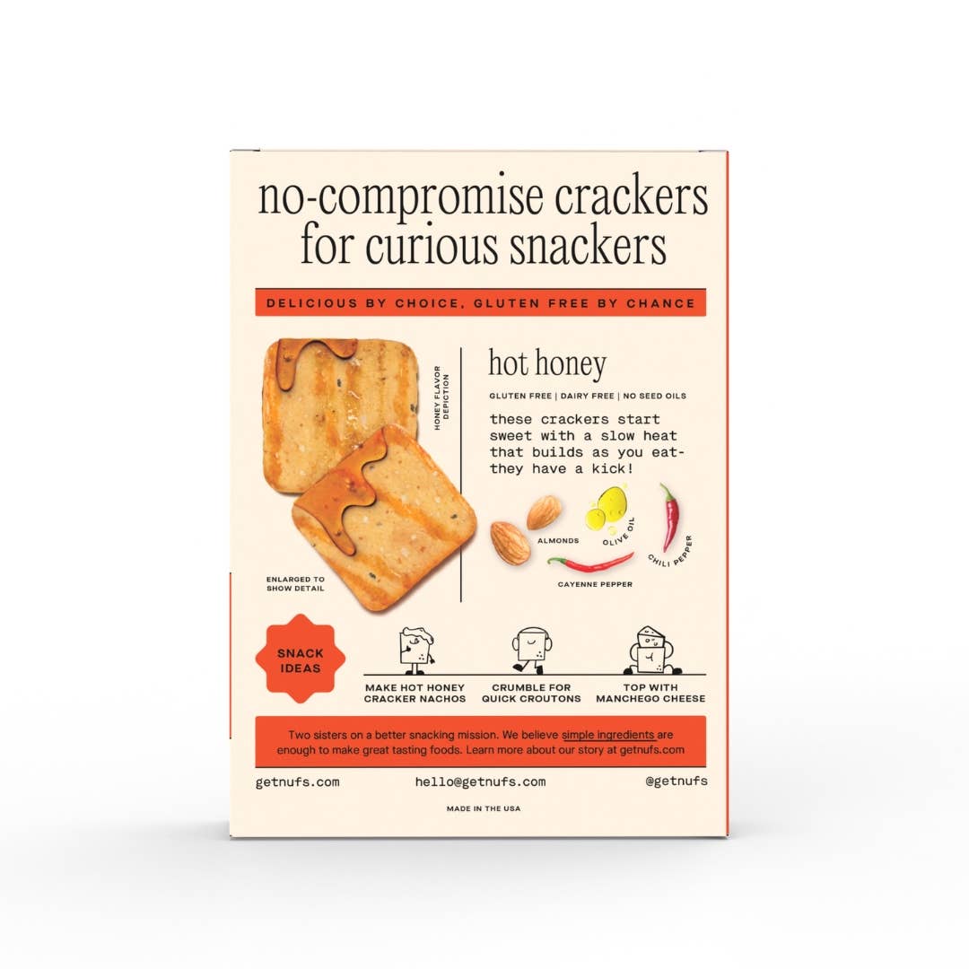 Hot Honey Gluten-Free & Seed Oil Free Crackers - 4.25oz