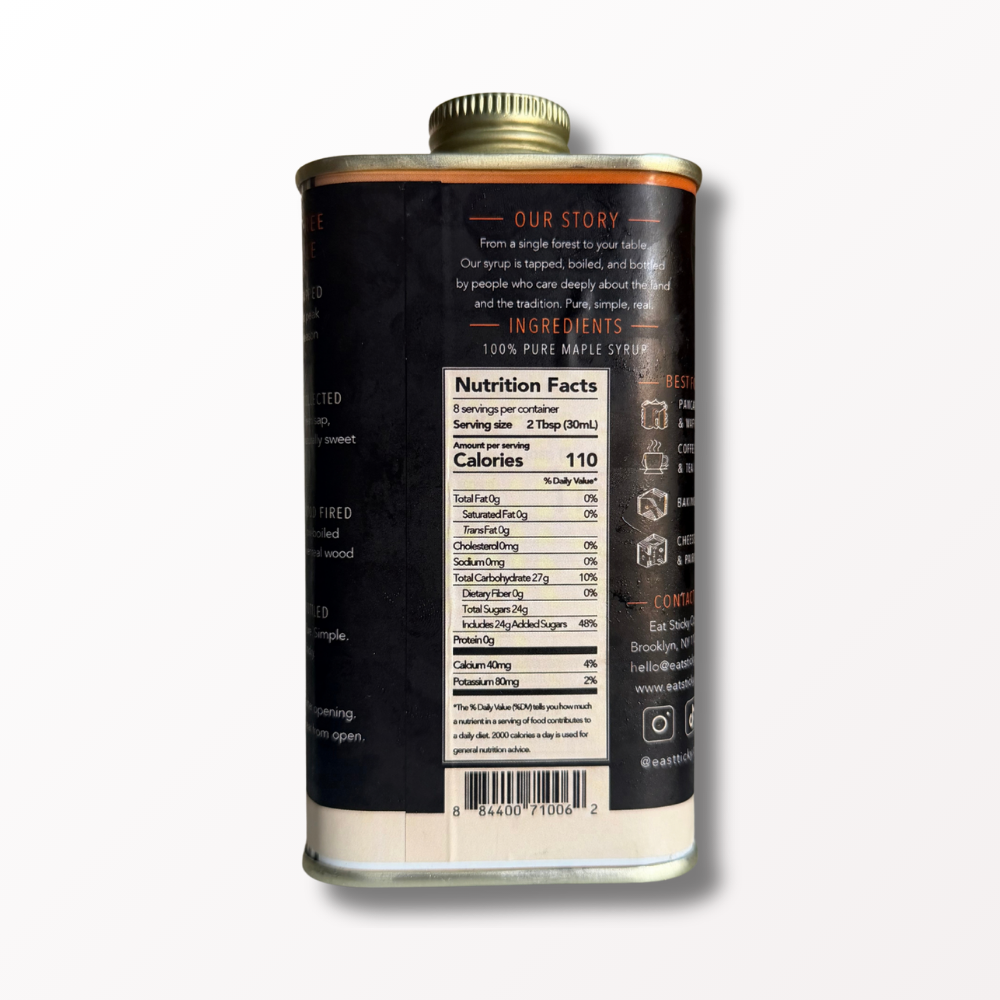 Sticky Dark Maple Syrup : 8oz