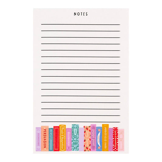 Jane Austen Books 4x6 Notepad