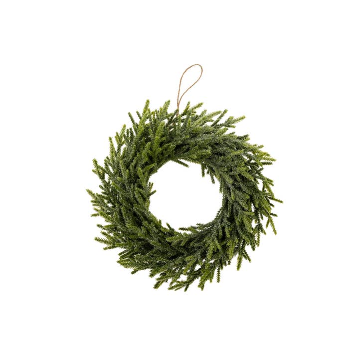 Frosted Fir Wreath Small