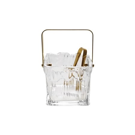 Glass Ice Bucket Quart Size