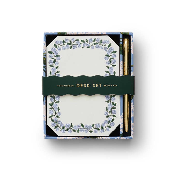 Hydrangea Note Writing Set