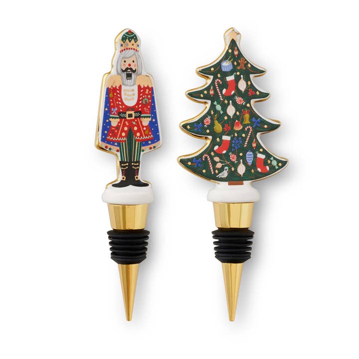 Nutcracker Wine Stopper Set