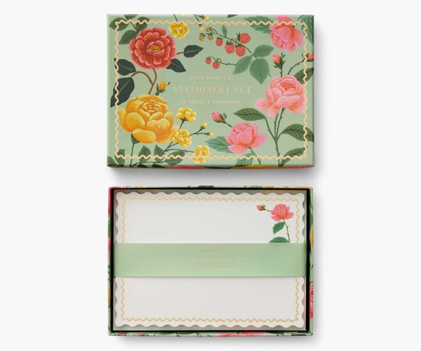 Roses Stationery Set