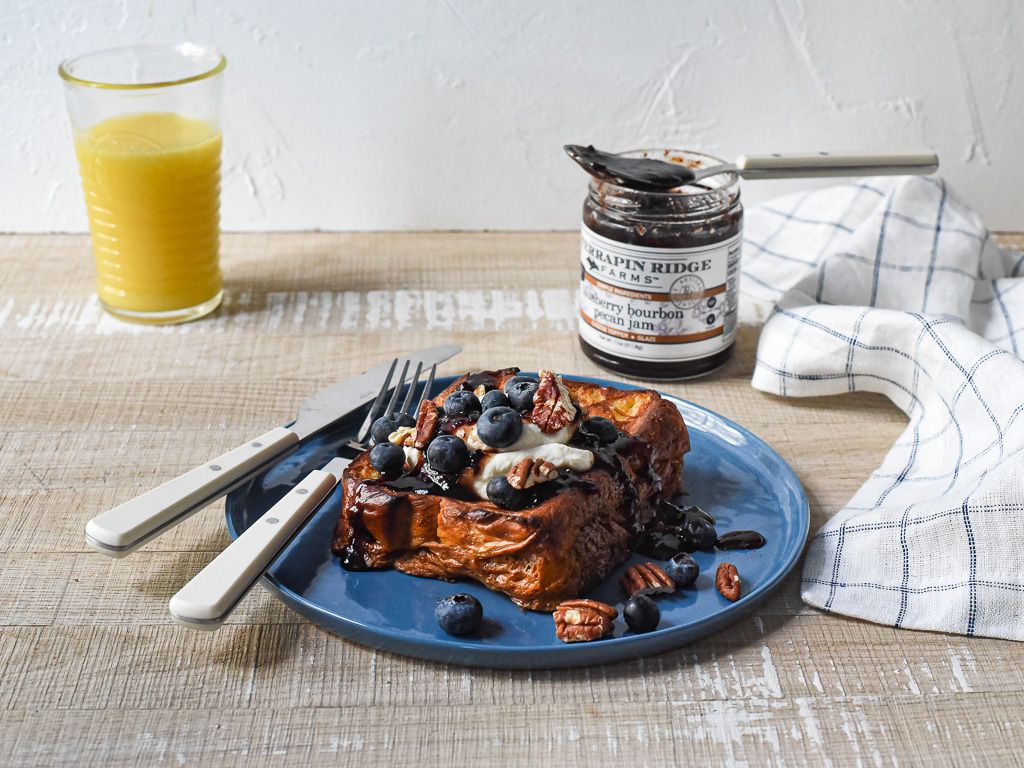 Blueberry Bourbon Pecan Jam - 11 oz