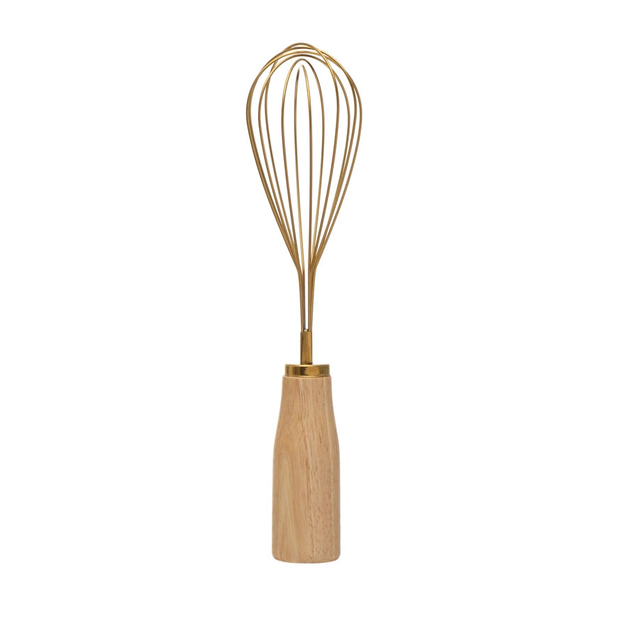 Stainless Steel Whisk with Wood Handle