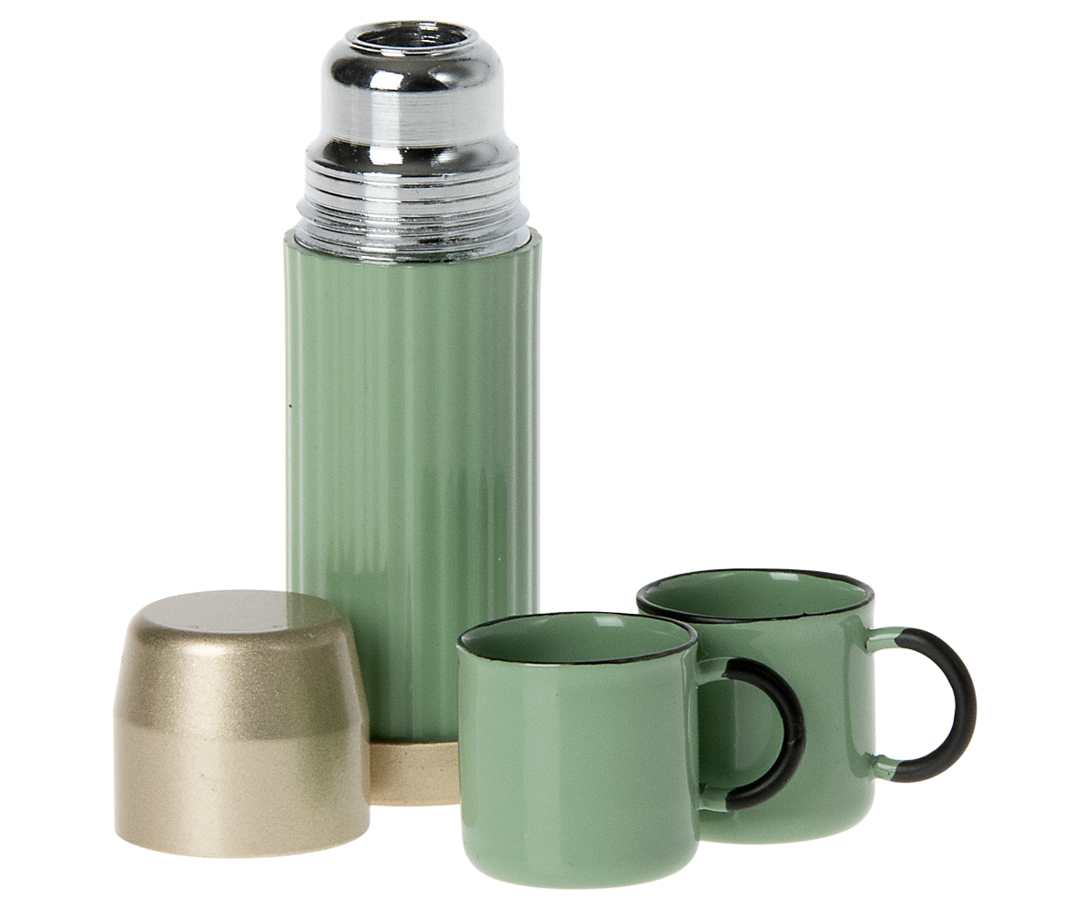 Thermos and cups-Mint