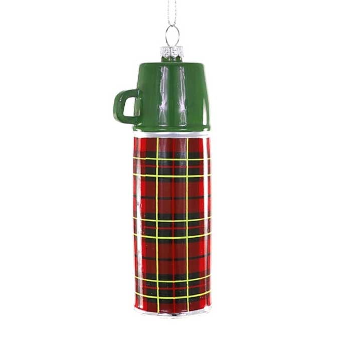 Glass Thermos Ornament