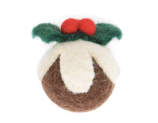 Figgy Pudding Christmas Cat Toy