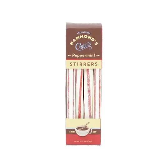 Natural Peppermint Cocoa Stirrers