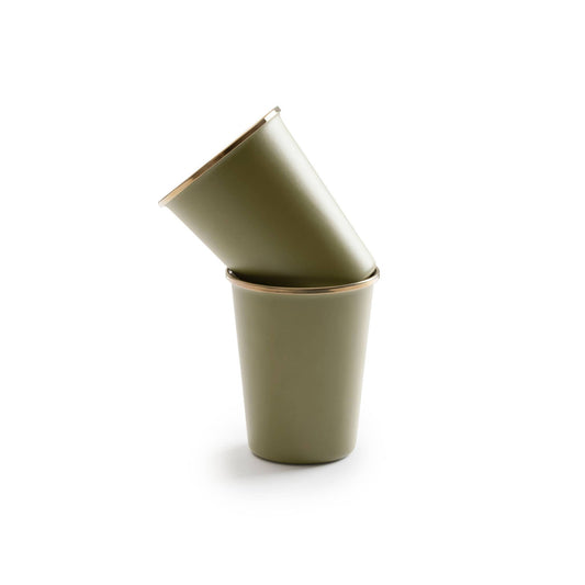 Enamel 2-Tone Tall Cup